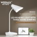LED Rechargeable Desk Lamp, Table Reading Light with Touch Switch for Home, Office - WD-6050